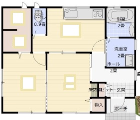 平屋の間取り】15坪のロフト付きログハウスは、なぜ狭いのに快適なのか?